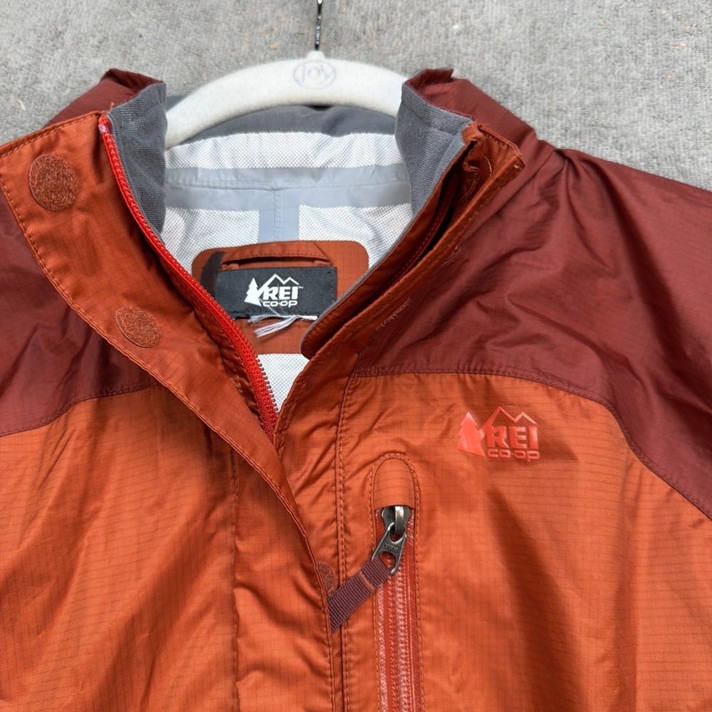 REI Co-op Hooded Jacket Rain‎ Shell Lightweight Outdoor Hiking Men's Small